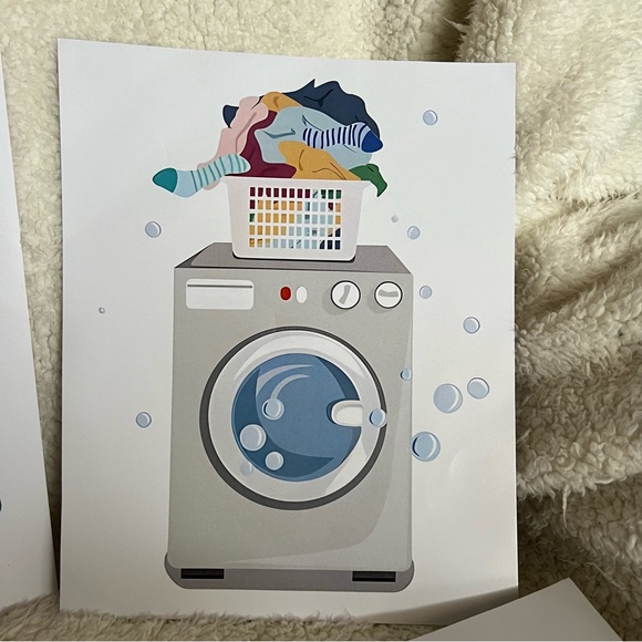 Laundry Room Set of 4 Prints - 8” x 10” - Picture 3 of 6